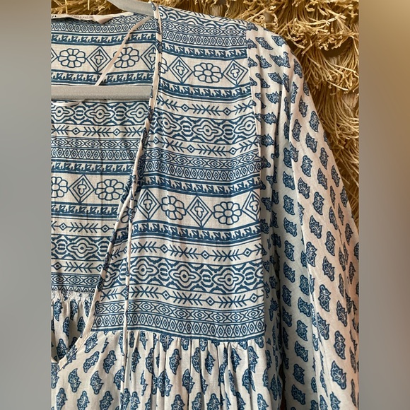 ZARA Womens Blue/White Maxi Dress - Picture 14 of 15